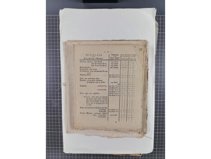 1699/1869 (ca.), Partie Dokumente, Zirkulare, Bekanntmachungen, etc., viel Sachsen