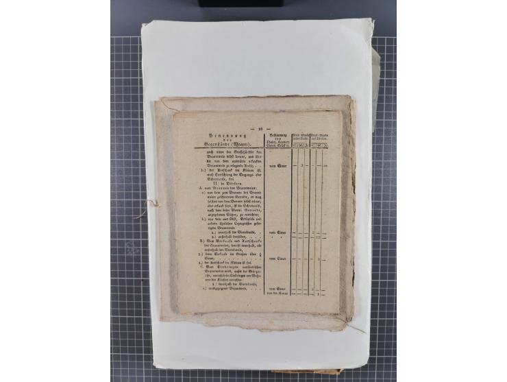 1699/1869 (ca.), Partie Dokumente, Zirkulare, Bekanntmachungen, etc., viel Sachsen