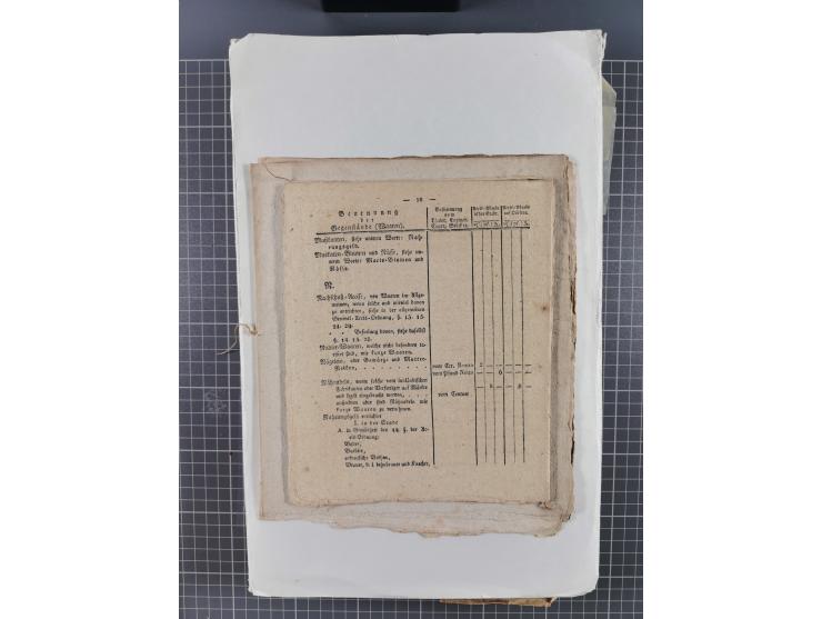 1699/1869 (ca.), Partie Dokumente, Zirkulare, Bekanntmachungen, etc., viel Sachsen