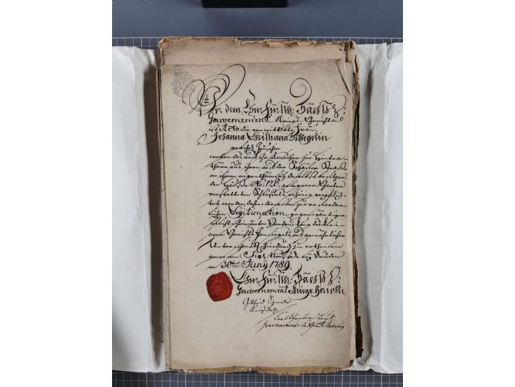 1699/1869 (ca.), Partie Dokumente, Zirkulare, Bekanntmachungen, etc., viel Sachsen