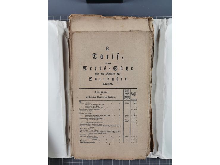 1699/1869 (ca.), Partie Dokumente, Zirkulare, Bekanntmachungen, etc., viel Sachsen