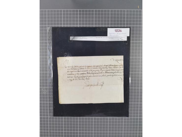 1699/1869 (ca.), Partie Dokumente, Zirkulare, Bekanntmachungen, etc., viel Sachsen