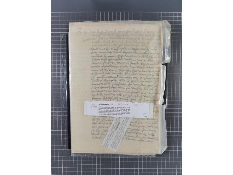 1699/1869 (ca.), Partie Dokumente, Zirkulare, Bekanntmachungen, etc., viel Sachsen