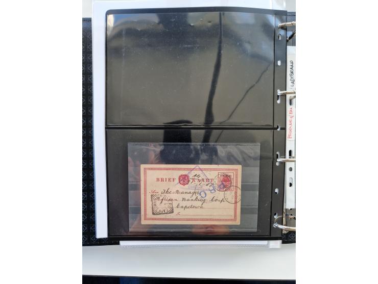 BRITISH CENSOR MARKS AND SEALS: extensive research collection with over 390 covers and cards, starting with a rare blue penci