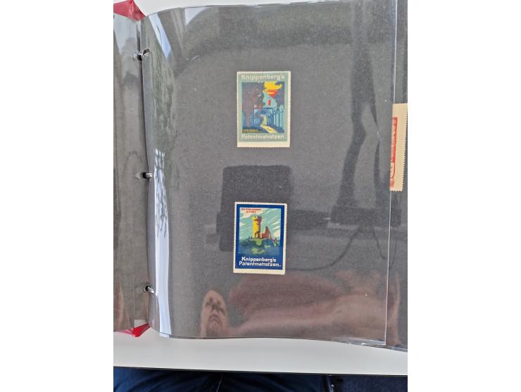 VIGNETTEN: 1896/1960 (ca.), hochinteressanter Bestand mit einigen Tausend Vignetten, Verschluss- und Siegelmarken, später Spe