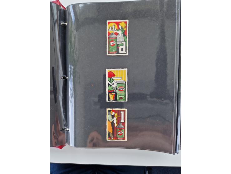 VIGNETTEN: 1896/1960 (ca.), hochinteressanter Bestand mit einigen Tausend Vignetten, Verschluss- und Siegelmarken, später Spe