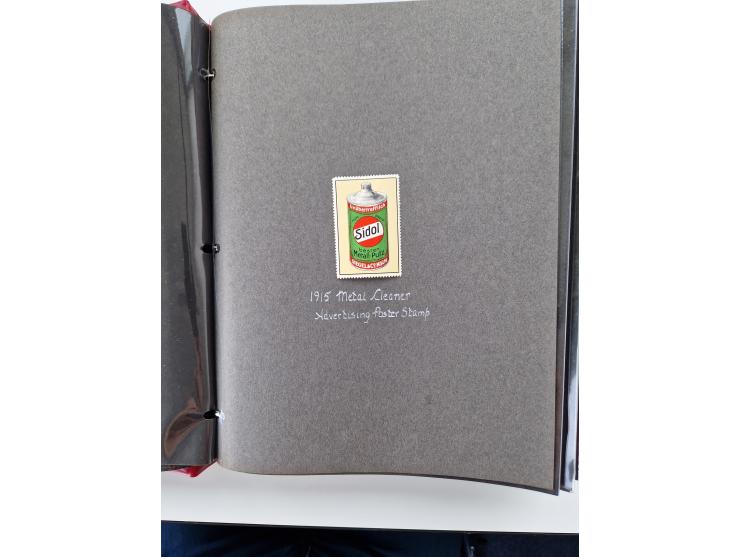 VIGNETTEN: 1896/1960 (ca.), hochinteressanter Bestand mit einigen Tausend Vignetten, Verschluss- und Siegelmarken, später Spe