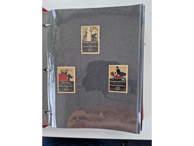 VIGNETTEN: 1896/1960 (ca.), hochinteressanter Bestand mit einigen Tausend Vignetten, Verschluss- und Siegelmarken, später Spe