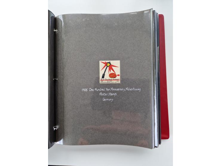 VIGNETTEN: 1896/1960 (ca.), hochinteressanter Bestand mit einigen Tausend Vignetten, Verschluss- und Siegelmarken, später Spe