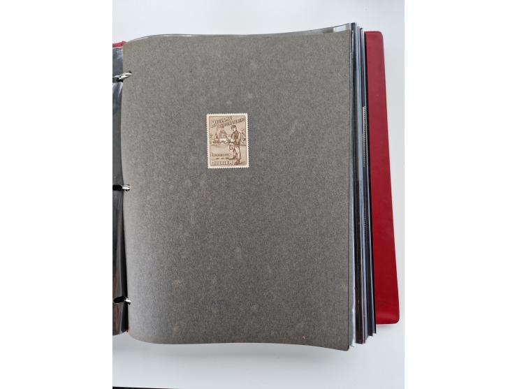 VIGNETTEN: 1896/1960 (ca.), hochinteressanter Bestand mit einigen Tausend Vignetten, Verschluss- und Siegelmarken, später Spe