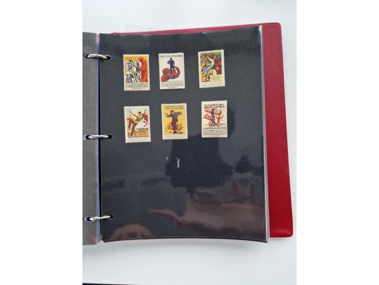 VIGNETTEN: 1896/1960 (ca.), hochinteressanter Bestand mit einigen Tausend Vignetten, Verschluss- und Siegelmarken, später Spe