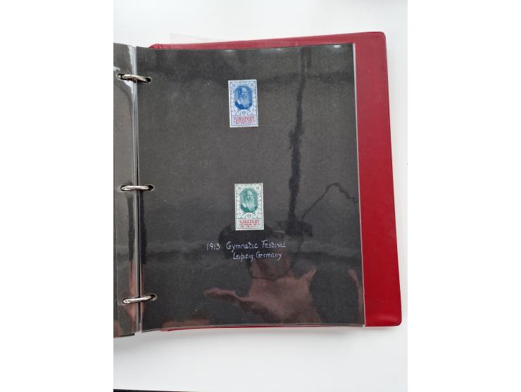 VIGNETTEN: 1896/1960 (ca.), hochinteressanter Bestand mit einigen Tausend Vignetten, Verschluss- und Siegelmarken, später Spe