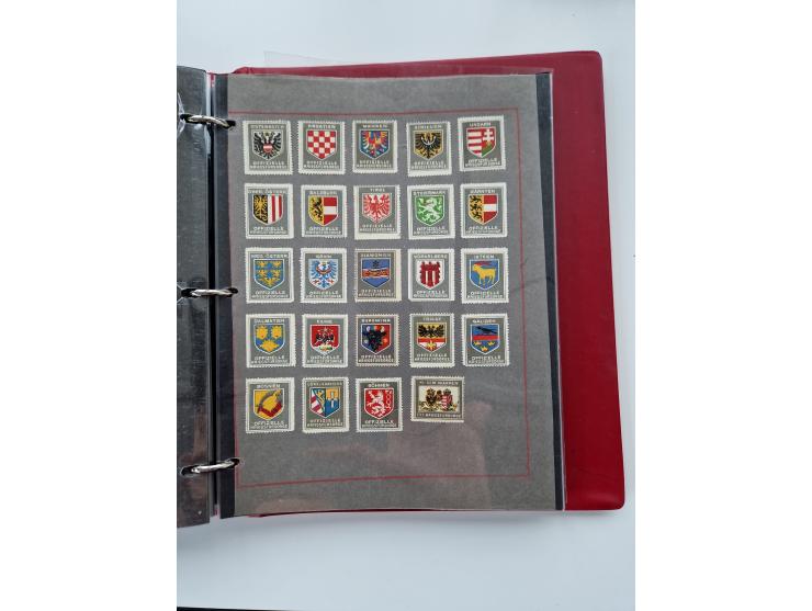 VIGNETTEN: 1896/1960 (ca.), hochinteressanter Bestand mit einigen Tausend Vignetten, Verschluss- und Siegelmarken, später Spe