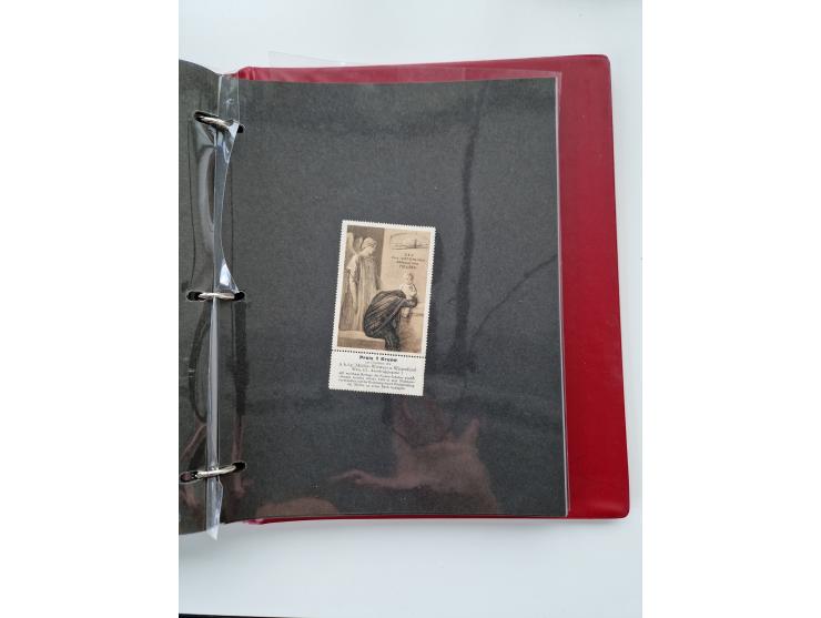 VIGNETTEN: 1896/1960 (ca.), hochinteressanter Bestand mit einigen Tausend Vignetten, Verschluss- und Siegelmarken, später Spe