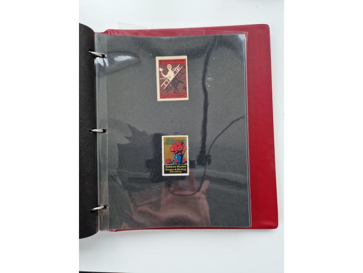 VIGNETTEN: 1896/1960 (ca.), hochinteressanter Bestand mit einigen Tausend Vignetten, Verschluss- und Siegelmarken, später Spe