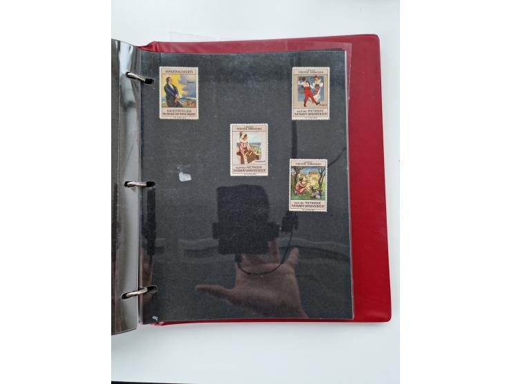 VIGNETTEN: 1896/1960 (ca.), hochinteressanter Bestand mit einigen Tausend Vignetten, Verschluss- und Siegelmarken, später Spe