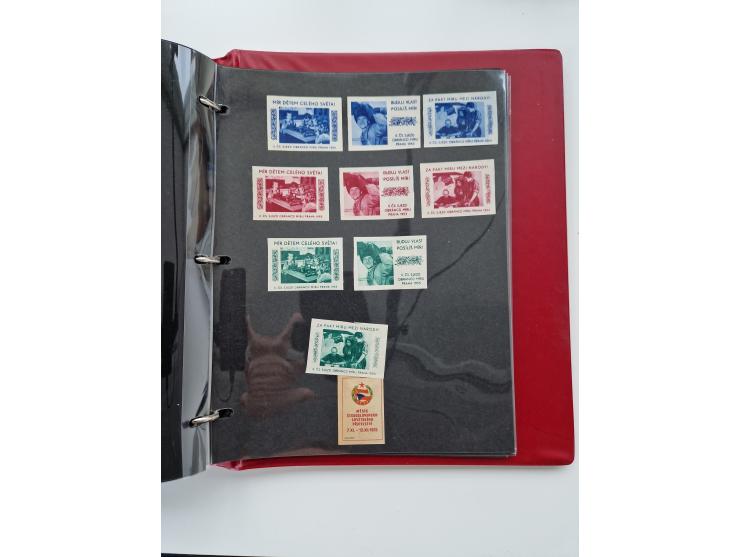 VIGNETTEN: 1896/1960 (ca.), hochinteressanter Bestand mit einigen Tausend Vignetten, Verschluss- und Siegelmarken, später Spe