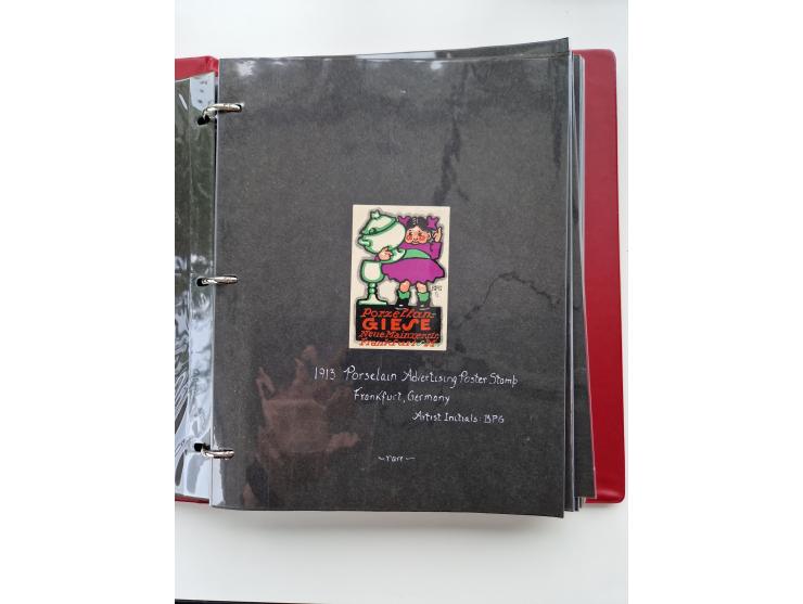 VIGNETTEN: 1896/1960 (ca.), hochinteressanter Bestand mit einigen Tausend Vignetten, Verschluss- und Siegelmarken, später Spe