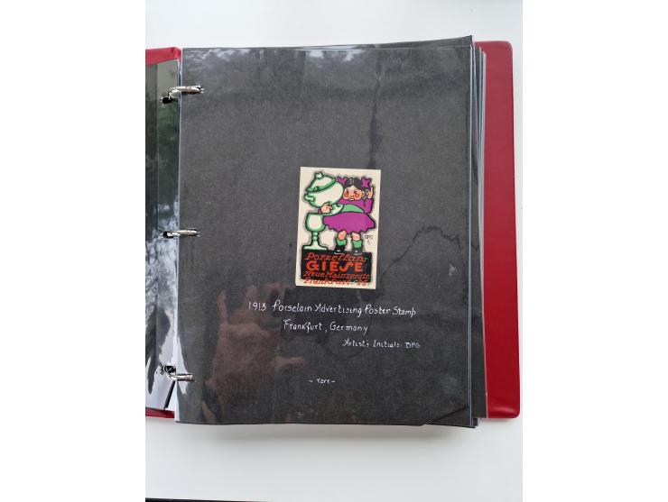 VIGNETTEN: 1896/1960 (ca.), hochinteressanter Bestand mit einigen Tausend Vignetten, Verschluss- und Siegelmarken, später Spe