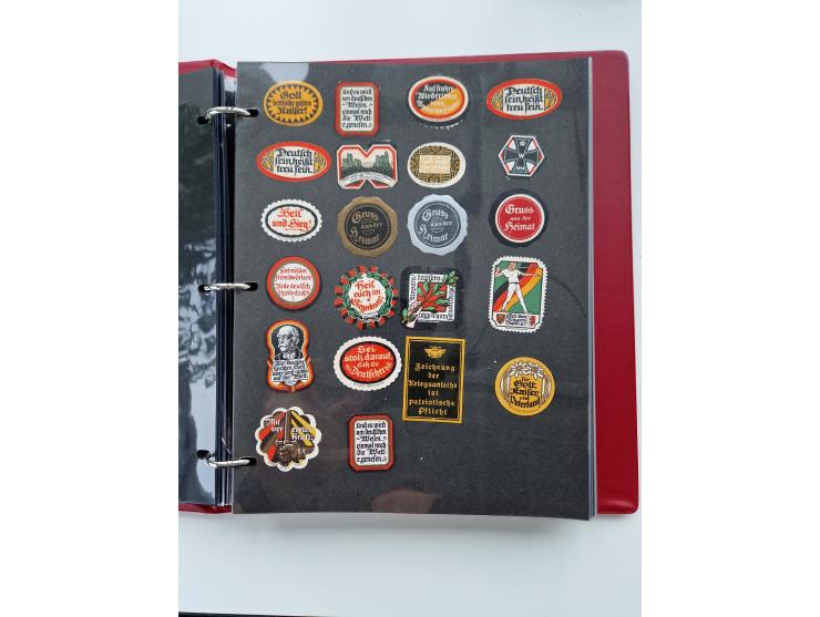 VIGNETTEN: 1896/1960 (ca.), hochinteressanter Bestand mit einigen Tausend Vignetten, Verschluss- und Siegelmarken, später Spe