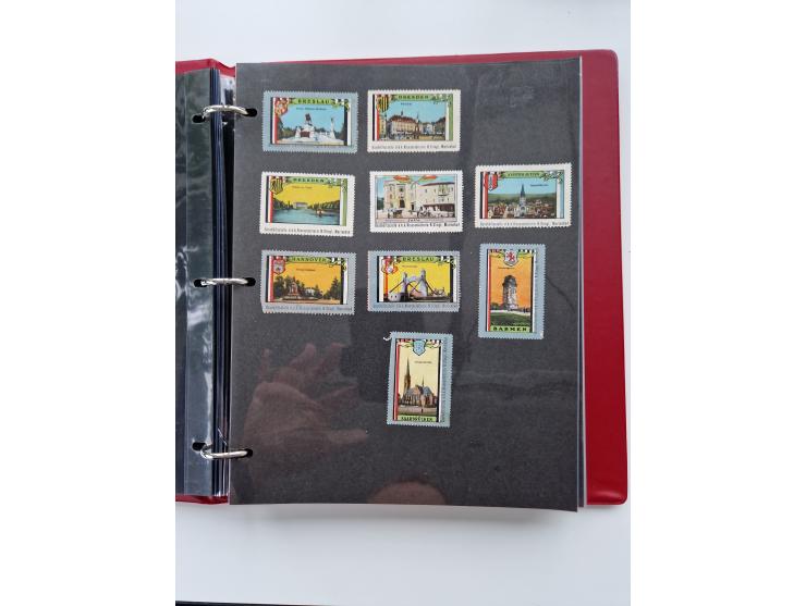 VIGNETTEN: 1896/1960 (ca.), hochinteressanter Bestand mit einigen Tausend Vignetten, Verschluss- und Siegelmarken, später Spe