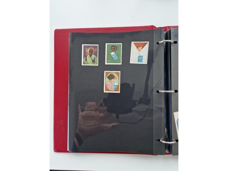 VIGNETTEN: 1896/1960 (ca.), hochinteressanter Bestand mit einigen Tausend Vignetten, Verschluss- und Siegelmarken, später Spe