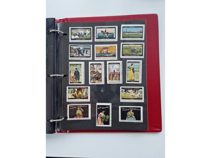 VIGNETTEN: 1896/1960 (ca.), hochinteressanter Bestand mit einigen Tausend Vignetten, Verschluss- und Siegelmarken, später Spe