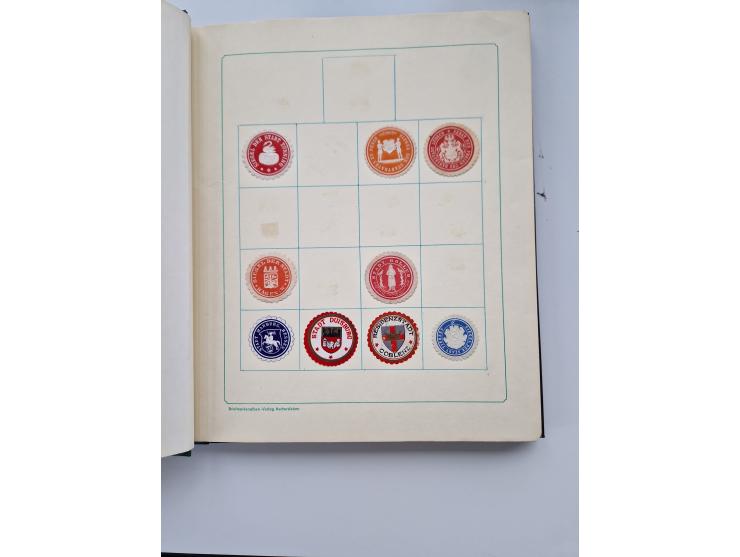 VIGNETTEN: 1896/1960 (ca.), hochinteressanter Bestand mit einigen Tausend Vignetten, Verschluss- und Siegelmarken, später Spe