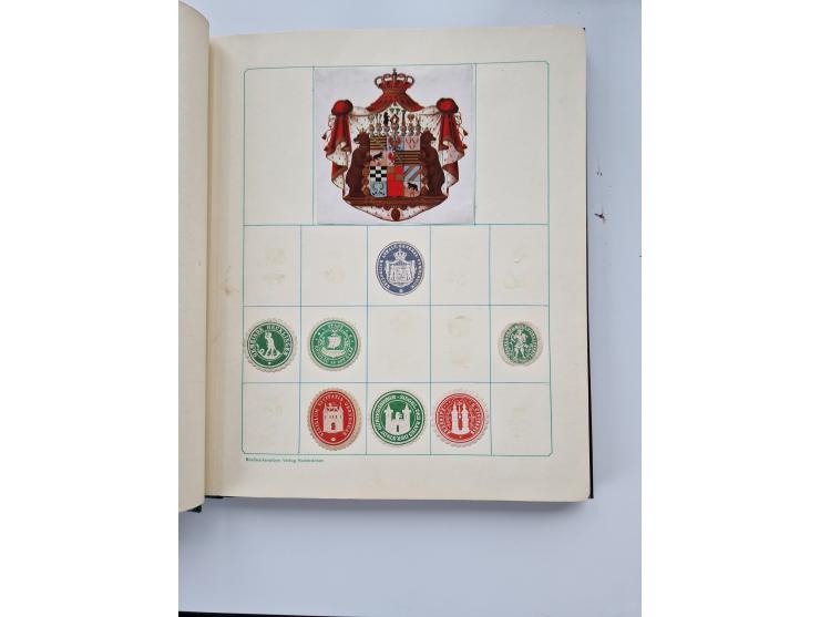 VIGNETTEN: 1896/1960 (ca.), hochinteressanter Bestand mit einigen Tausend Vignetten, Verschluss- und Siegelmarken, später Spe