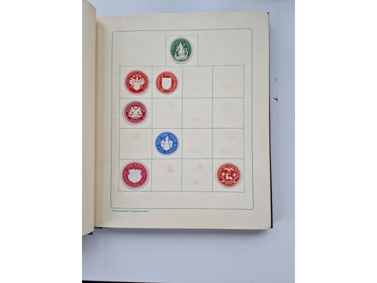 VIGNETTEN: 1896/1960 (ca.), hochinteressanter Bestand mit einigen Tausend Vignetten, Verschluss- und Siegelmarken, später Spe