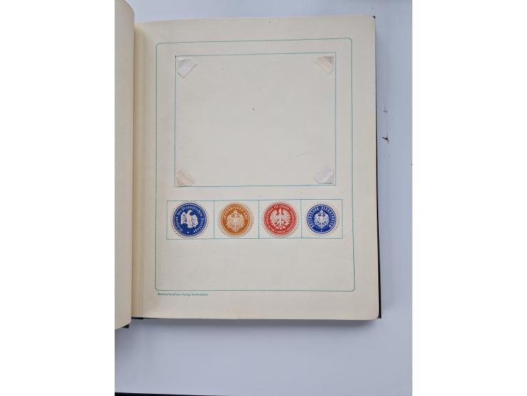 VIGNETTEN: 1896/1960 (ca.), hochinteressanter Bestand mit einigen Tausend Vignetten, Verschluss- und Siegelmarken, später Spe