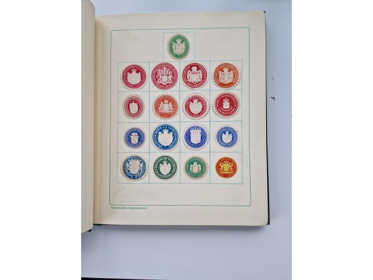 VIGNETTEN: 1896/1960 (ca.), hochinteressanter Bestand mit einigen Tausend Vignetten, Verschluss- und Siegelmarken, später Spe