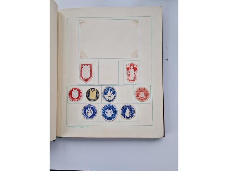 VIGNETTEN: 1896/1960 (ca.), hochinteressanter Bestand mit einigen Tausend Vignetten, Verschluss- und Siegelmarken, später Spe