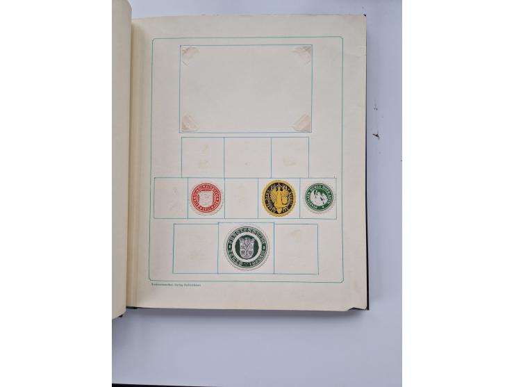 VIGNETTEN: 1896/1960 (ca.), hochinteressanter Bestand mit einigen Tausend Vignetten, Verschluss- und Siegelmarken, später Spe