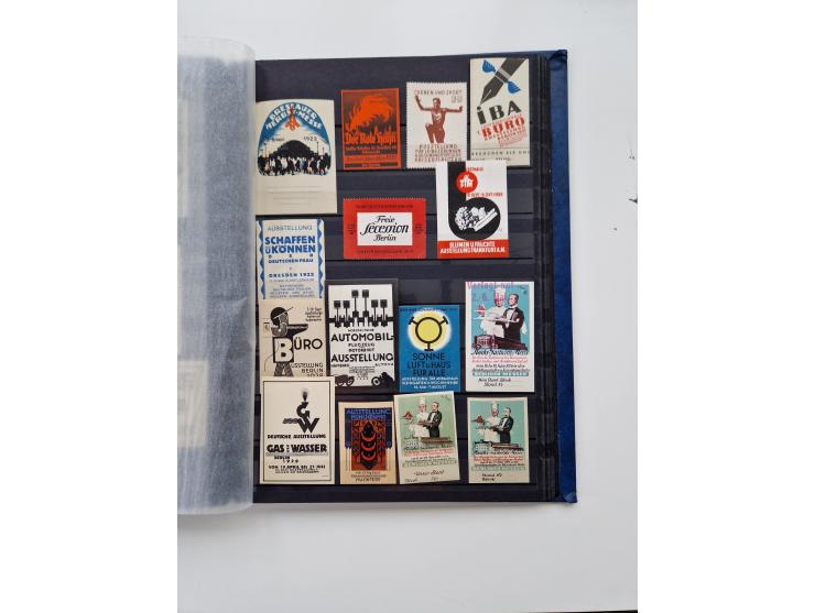 VIGNETTEN: 1896/1960 (ca.), hochinteressanter Bestand mit einigen Tausend Vignetten, Verschluss- und Siegelmarken, später Spe