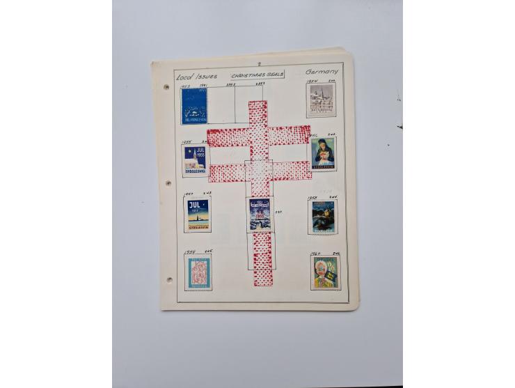 VIGNETTEN: 1896/1960 (ca.), hochinteressanter Bestand mit einigen Tausend Vignetten, Verschluss- und Siegelmarken, später Spe