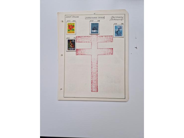 VIGNETTEN: 1896/1960 (ca.), hochinteressanter Bestand mit einigen Tausend Vignetten, Verschluss- und Siegelmarken, später Spe