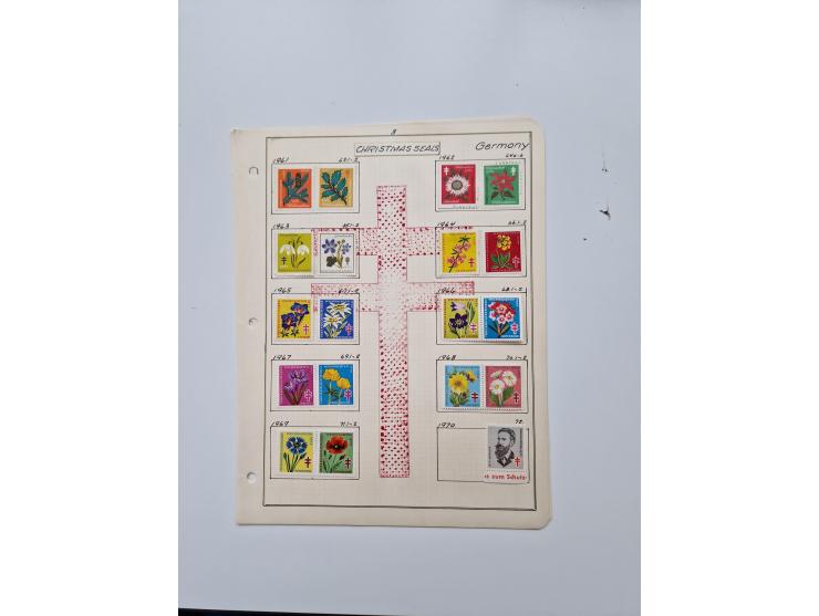 VIGNETTEN: 1896/1960 (ca.), hochinteressanter Bestand mit einigen Tausend Vignetten, Verschluss- und Siegelmarken, später Spe