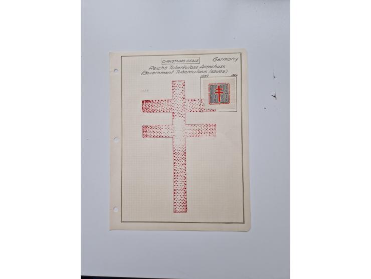 VIGNETTEN: 1896/1960 (ca.), hochinteressanter Bestand mit einigen Tausend Vignetten, Verschluss- und Siegelmarken, später Spe