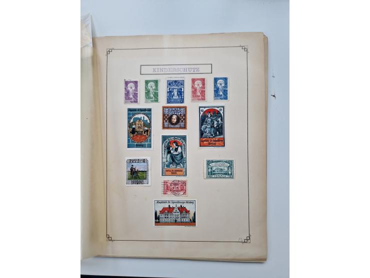 VIGNETTEN: 1896/1960 (ca.), hochinteressanter Bestand mit einigen Tausend Vignetten, Verschluss- und Siegelmarken, später Spe