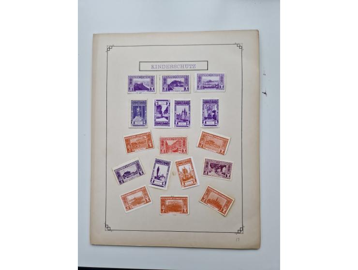 VIGNETTEN: 1896/1960 (ca.), hochinteressanter Bestand mit einigen Tausend Vignetten, Verschluss- und Siegelmarken, später Spe