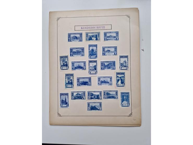 VIGNETTEN: 1896/1960 (ca.), hochinteressanter Bestand mit einigen Tausend Vignetten, Verschluss- und Siegelmarken, später Spe