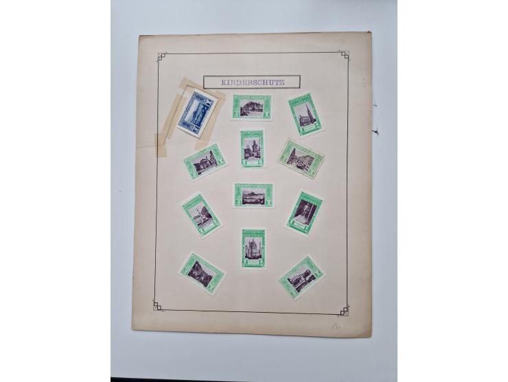 VIGNETTEN: 1896/1960 (ca.), hochinteressanter Bestand mit einigen Tausend Vignetten, Verschluss- und Siegelmarken, später Spe
