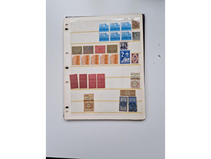 VIGNETTEN: 1896/1960 (ca.), hochinteressanter Bestand mit einigen Tausend Vignetten, Verschluss- und Siegelmarken, später Spe