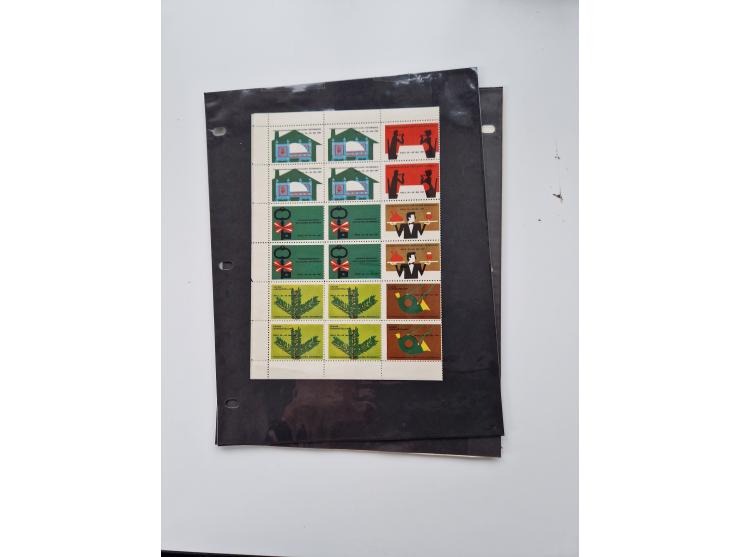 VIGNETTEN: 1896/1960 (ca.), hochinteressanter Bestand mit einigen Tausend Vignetten, Verschluss- und Siegelmarken, später Spe