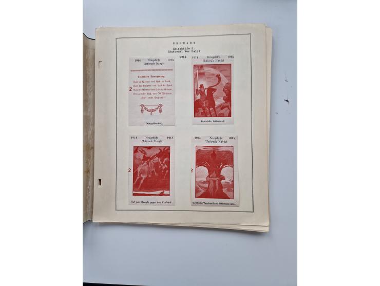 VIGNETTEN: 1896/1960 (ca.), hochinteressanter Bestand mit einigen Tausend Vignetten, Verschluss- und Siegelmarken, später Spe