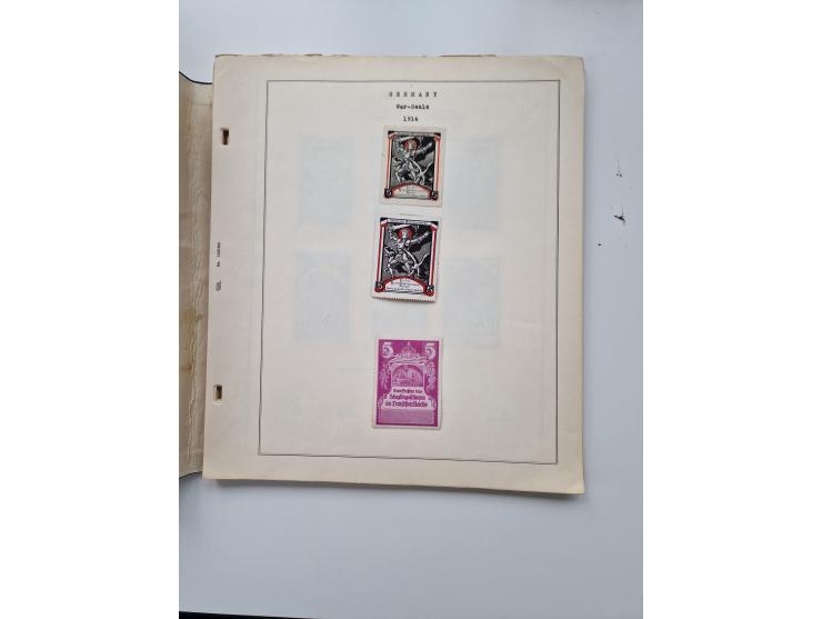 VIGNETTEN: 1896/1960 (ca.), hochinteressanter Bestand mit einigen Tausend Vignetten, Verschluss- und Siegelmarken, später Spe