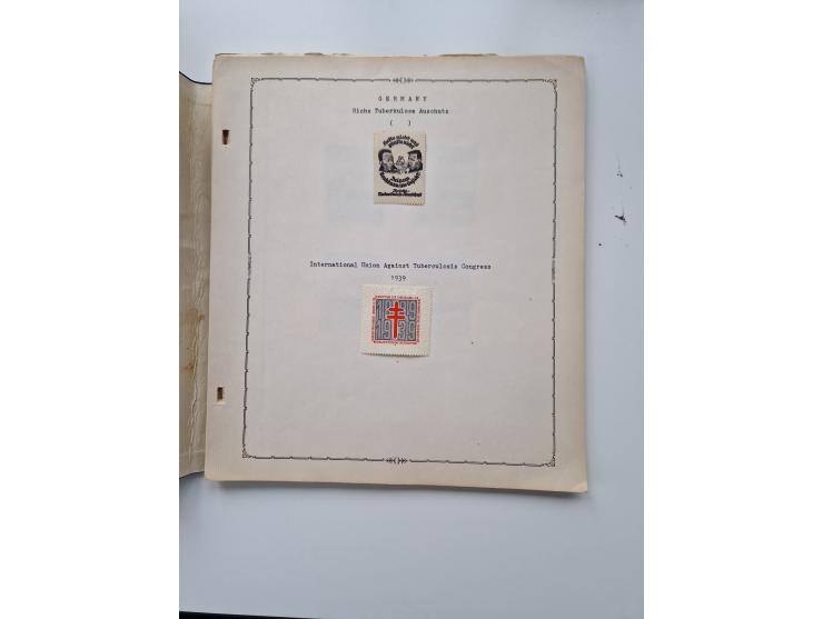 VIGNETTEN: 1896/1960 (ca.), hochinteressanter Bestand mit einigen Tausend Vignetten, Verschluss- und Siegelmarken, später Spe