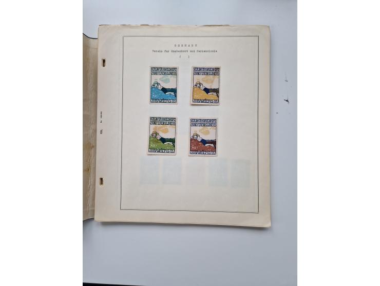 VIGNETTEN: 1896/1960 (ca.), hochinteressanter Bestand mit einigen Tausend Vignetten, Verschluss- und Siegelmarken, später Spe