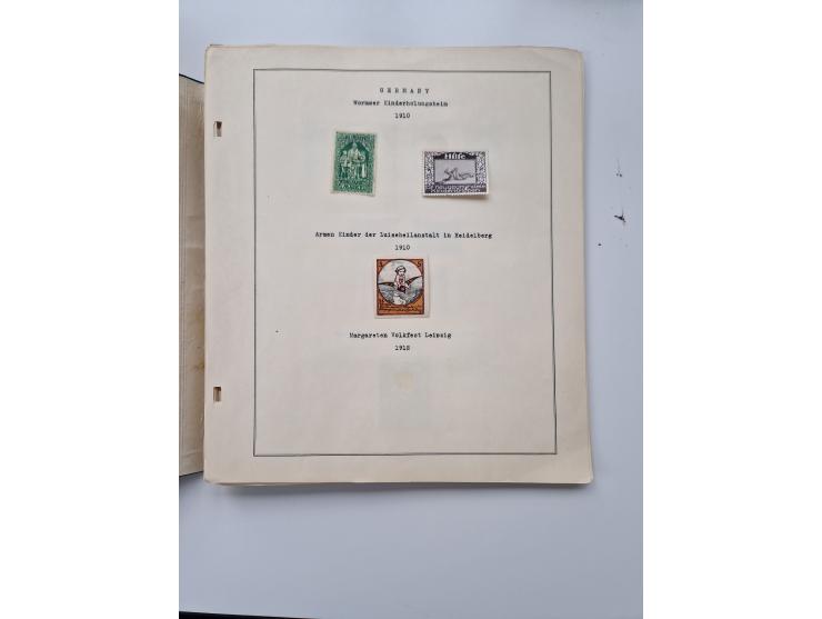 VIGNETTEN: 1896/1960 (ca.), hochinteressanter Bestand mit einigen Tausend Vignetten, Verschluss- und Siegelmarken, später Spe